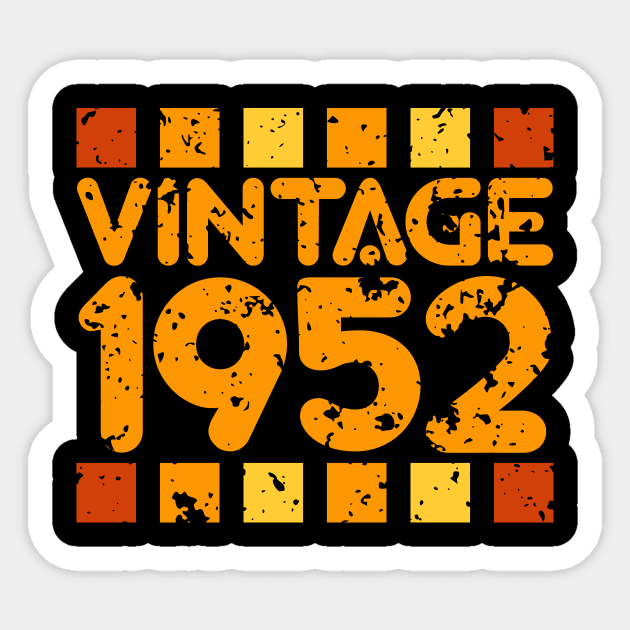 Vintage 1952 Sticker by colorsplash